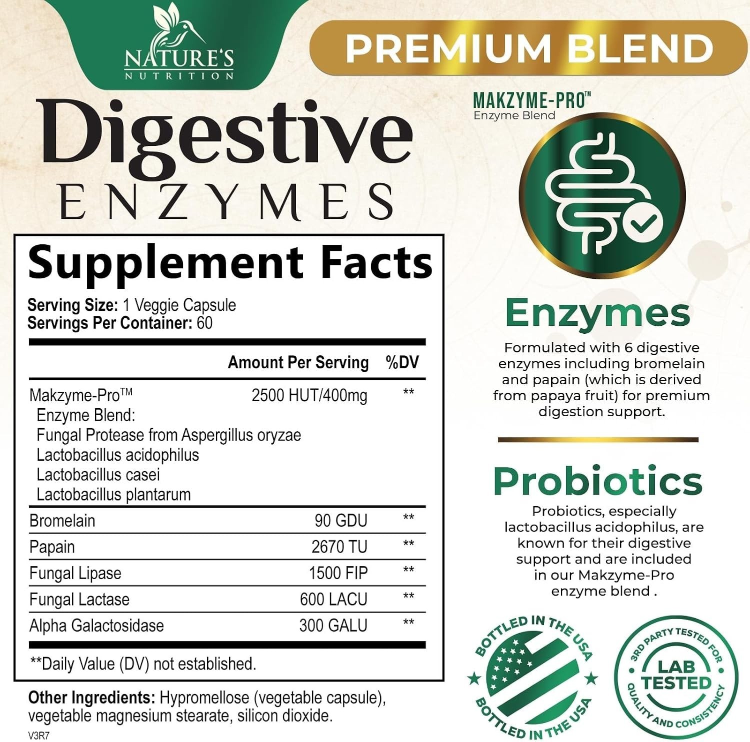Digestive Enzymes – Super Multi Enzyme 120 Count (Pack of 1)