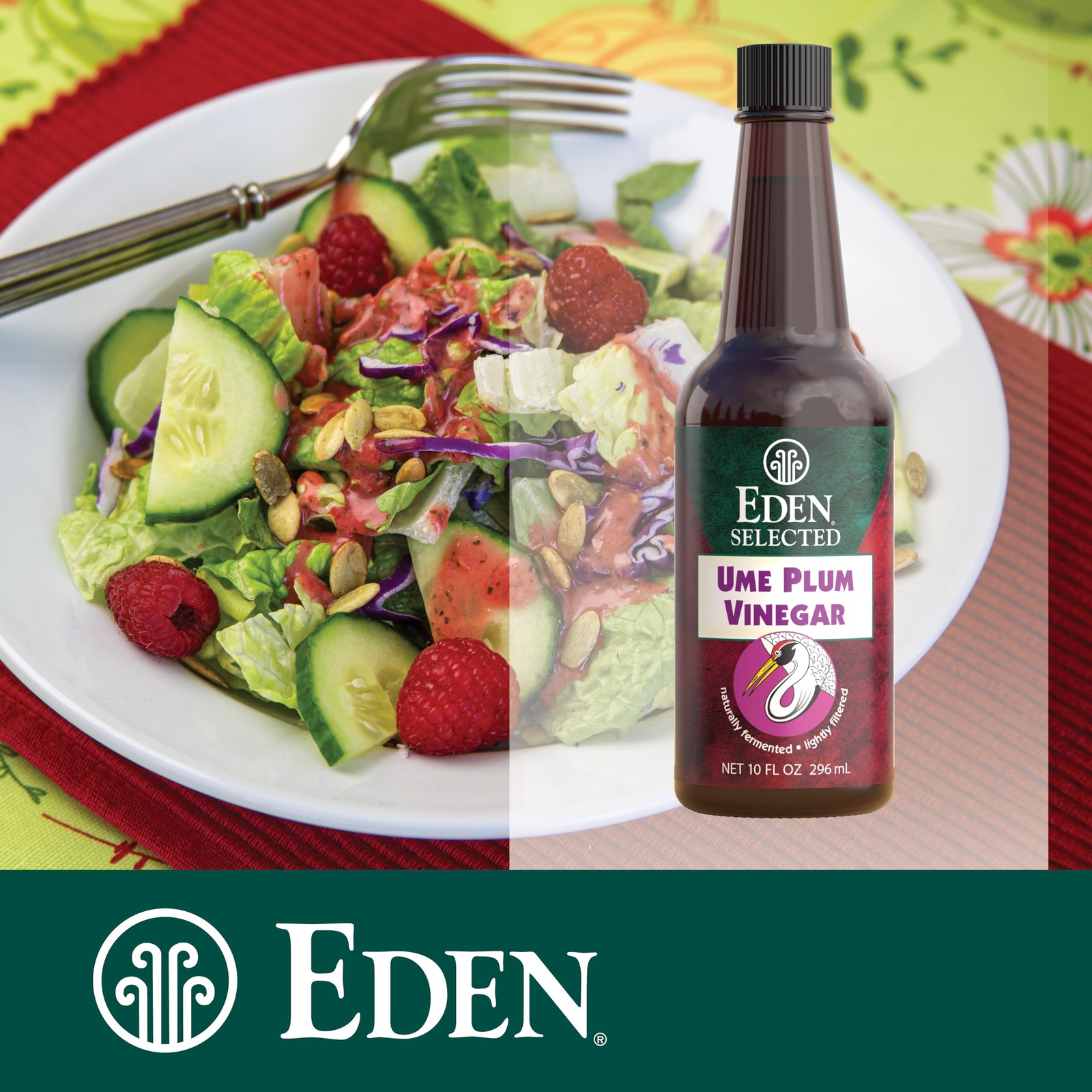 Eden Foods Ume Plum Vinegar – 10 fl oz 10 Fl Oz (Pack of 1)