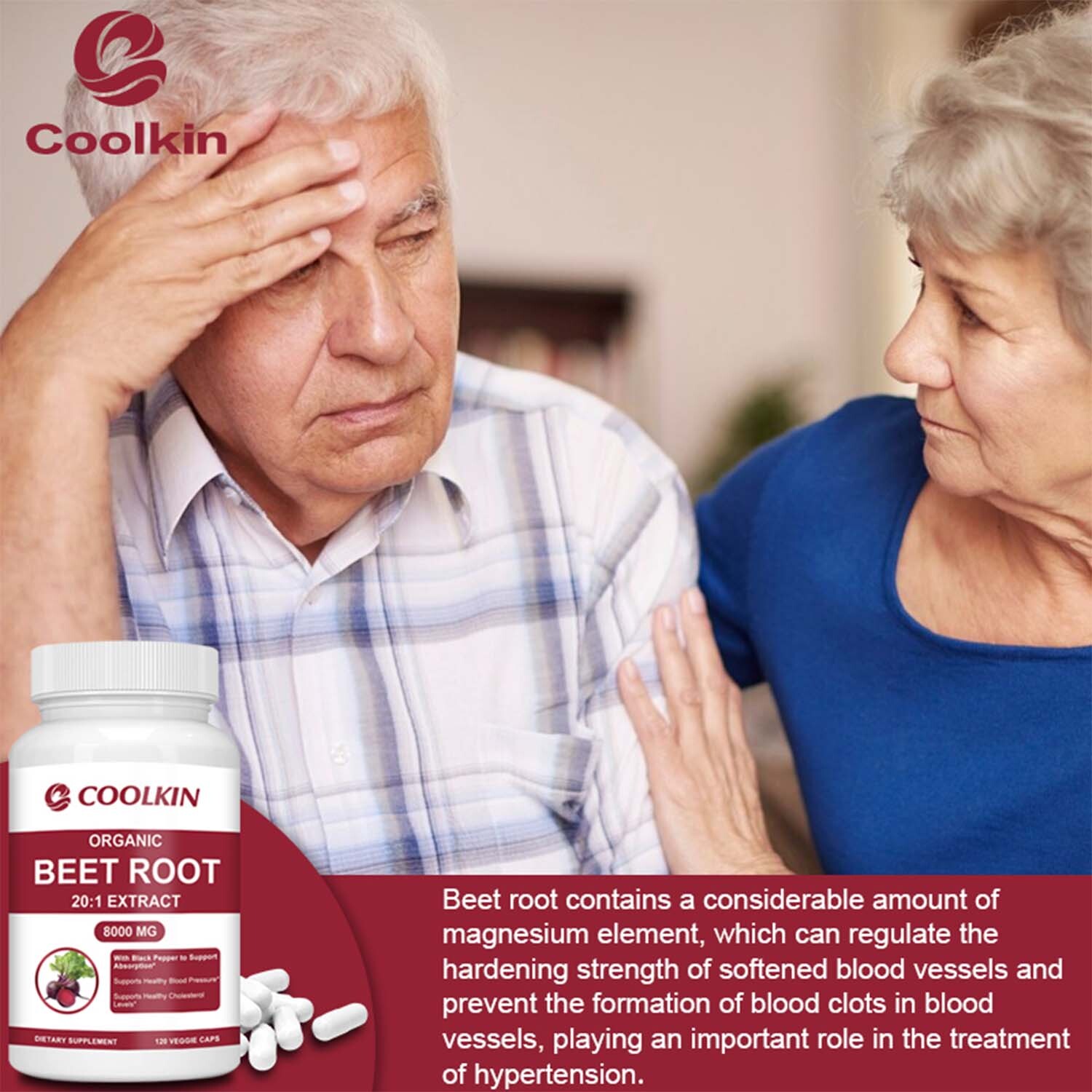Beet Root 8000mg – Aids Circulation,Blood Support,Heart & Cardiovascular Health