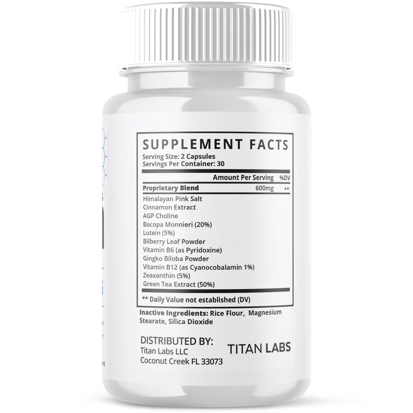 (1 Pack) Nervora Nootropic Natural Brain Support Supplement Nerv Ora 60 Caps