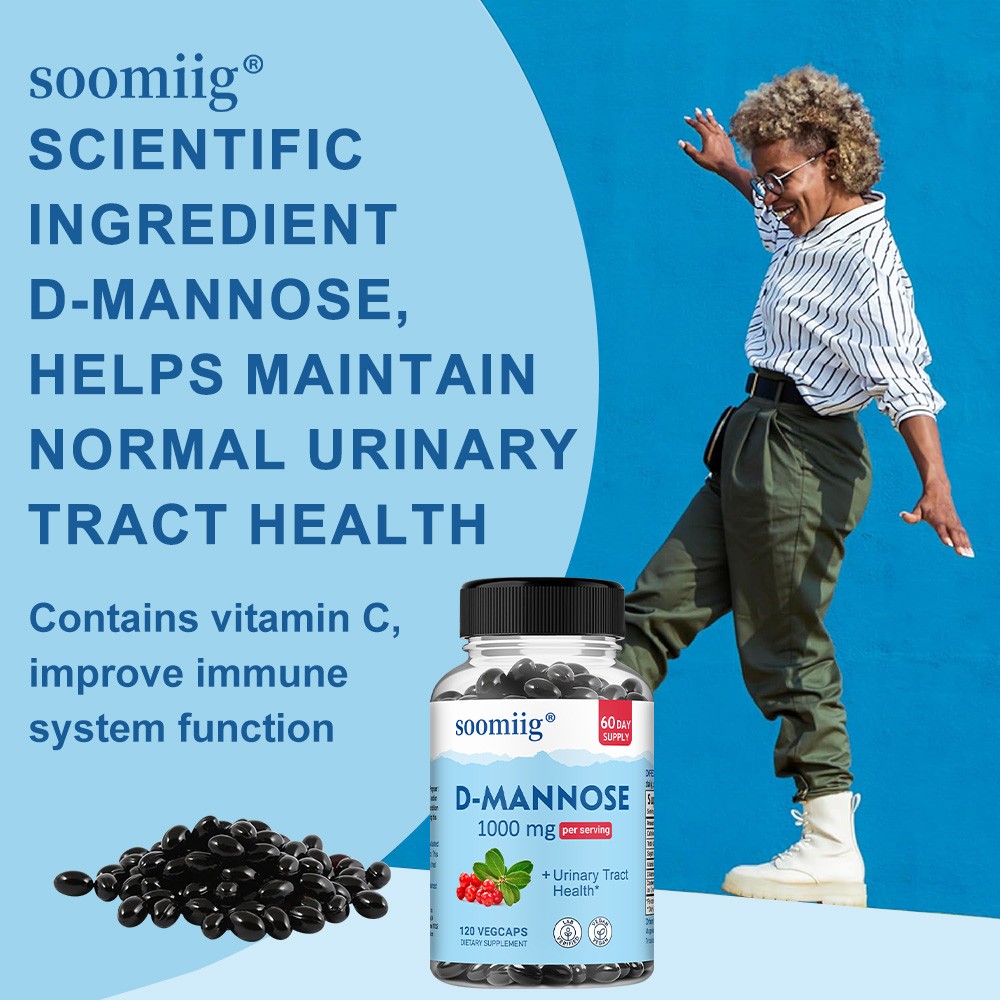 D-Mannose – 30/60/120 Capsules – 1000mg – for Kidney Function – Vegan