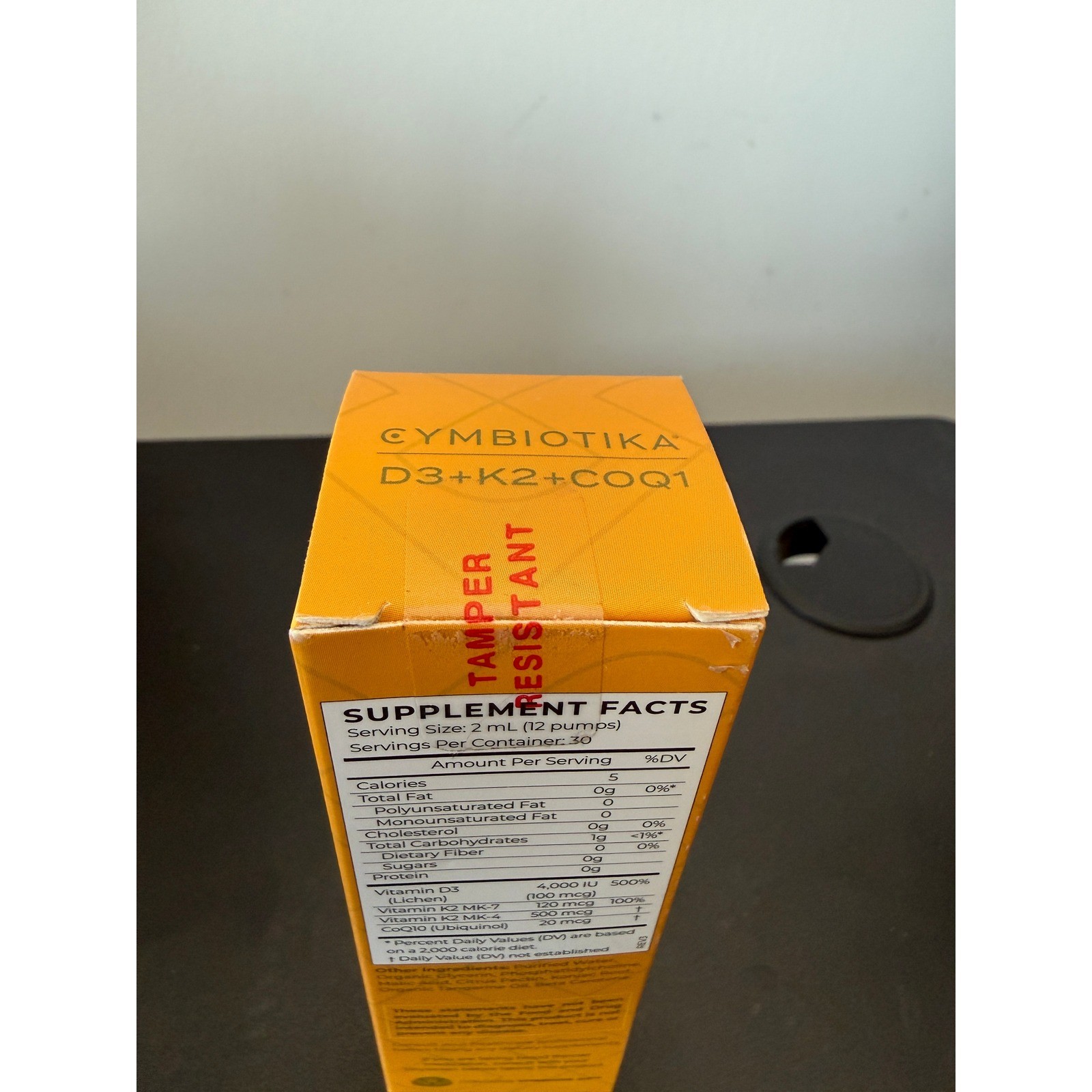 Cymbiotika Liposomal D3 K2 CoQ10 Tangerine 60ml 2oz New Sealed
