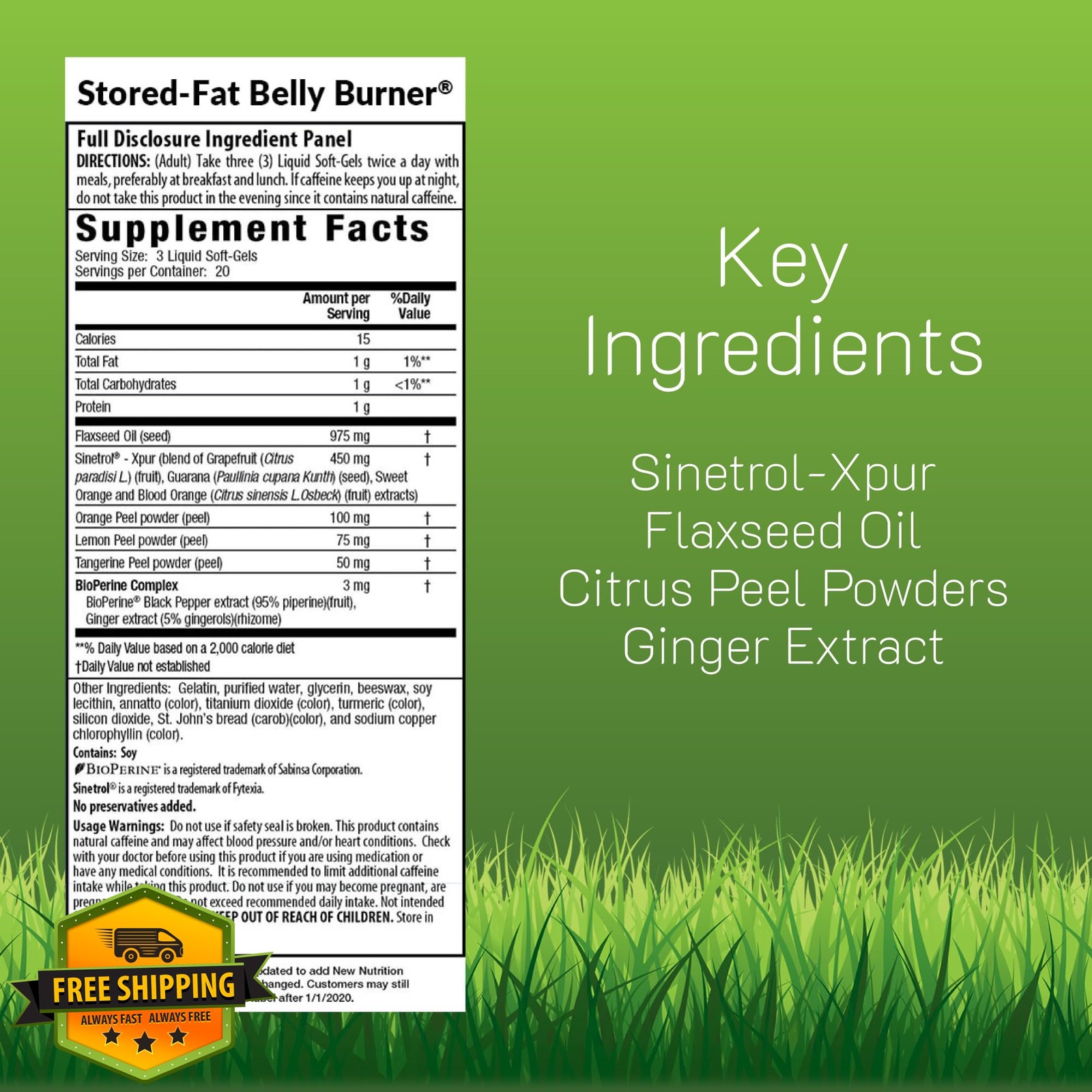 Irwin Naturals Belly Burner 72 Liquid Soft-Gels