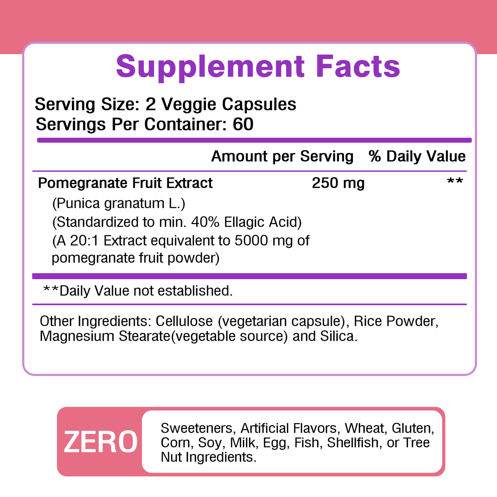 Pomegranate 5000mg – Antioxidant, Anti-ageing & Hormone Support, Heart Health