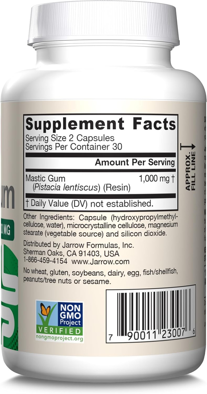 Mastic Gum 1000 Mg, Dietary Supplement for Gastrointestinal Health Support, 6…