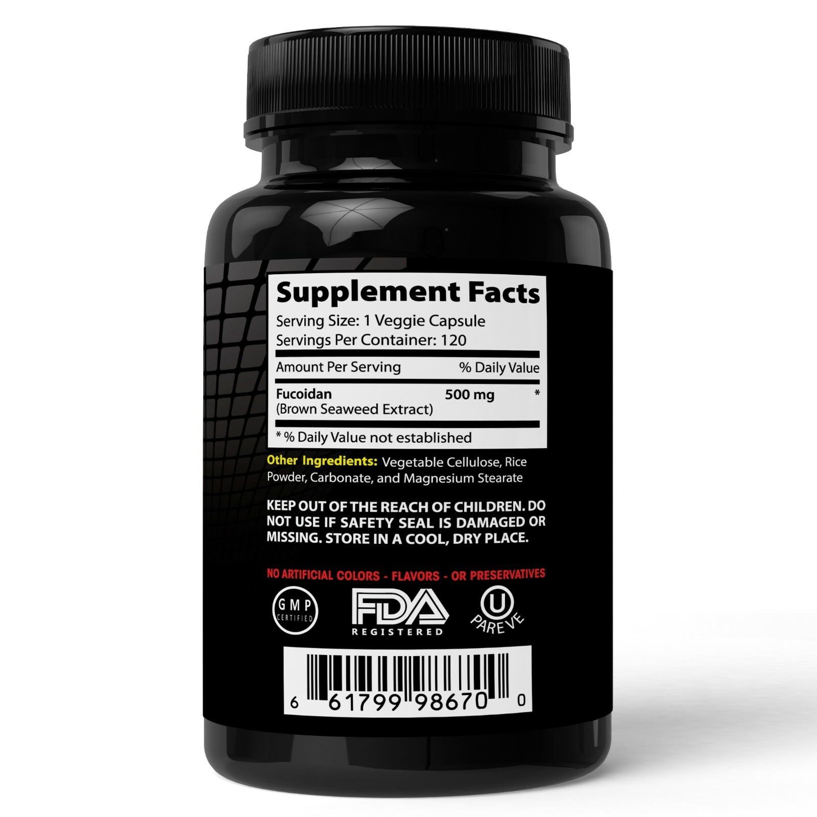 2 Absonutrix Fucoidan Atlantic Brown Seaweed Extract antioxidant helps immunity