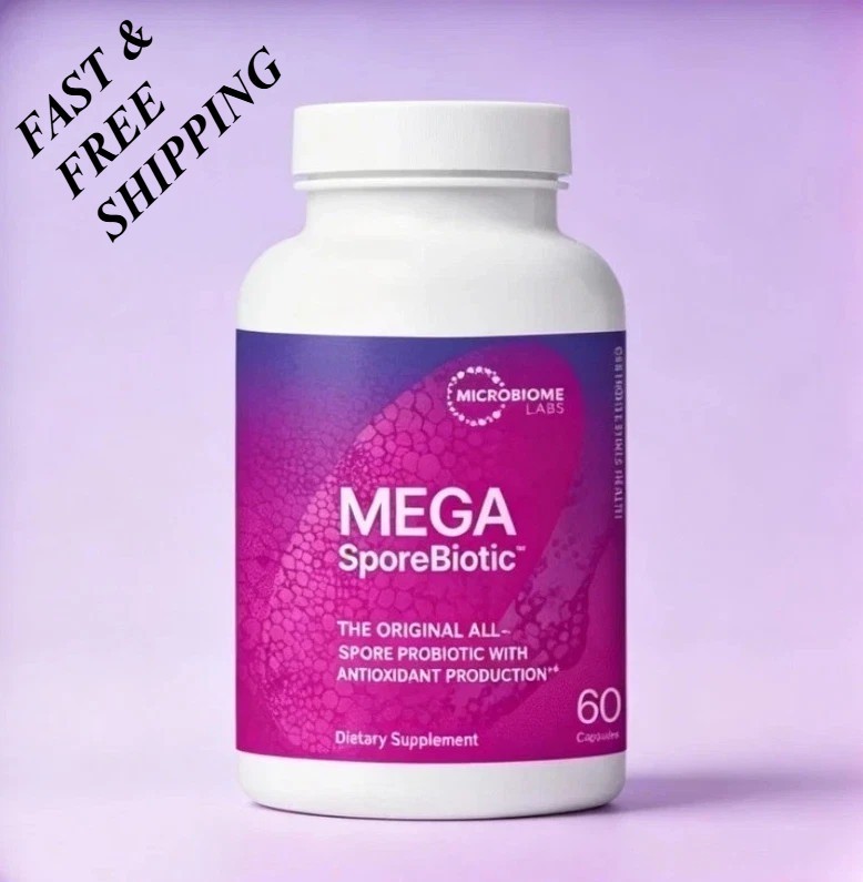 2 PCS-Mega Sporebiotic 60Caps Microbiome, Digestive Health Probiotic Men&Women