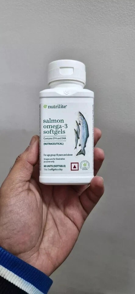 2x Nutrilite Salmon Omega 3 Tablets – 120N fast shipping without artificial…