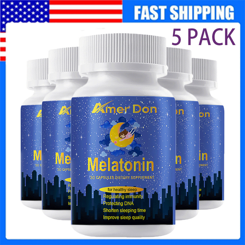 Easy-to-swallow sleep capsules – Nighttime sleep aid for longer, better sleep