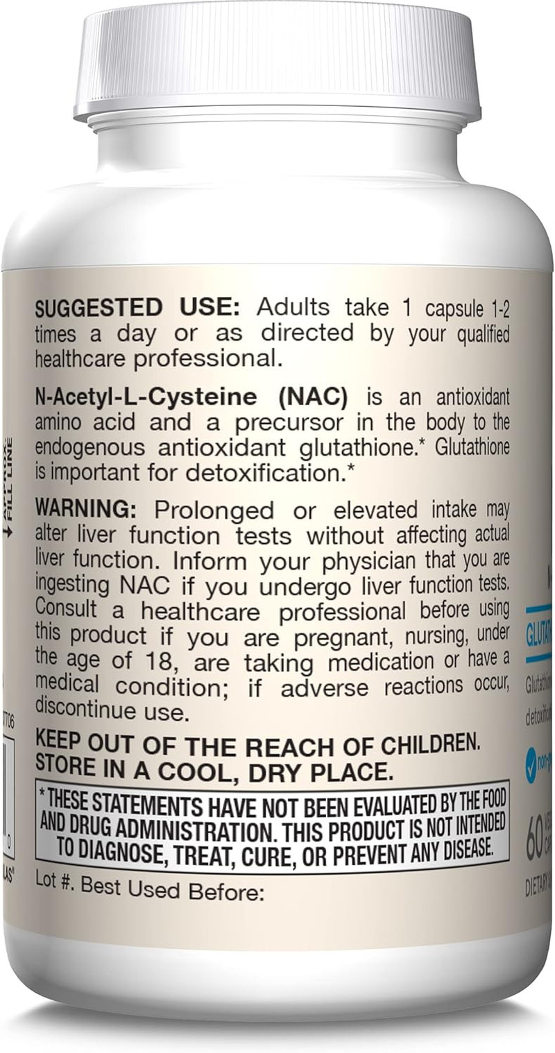 ® N-A-C 500 Mg, Dietary Supplement, Antioxidant Support for Liver Health, 60 …