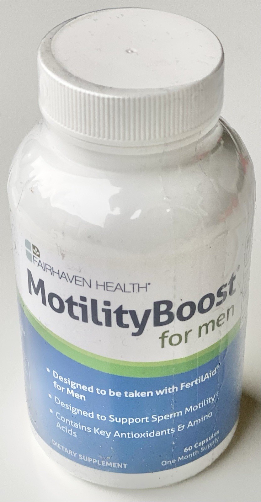 Fairhaven Health MotilityBoost For Men 60 Capsules Expires: 02/2026 Sealed New