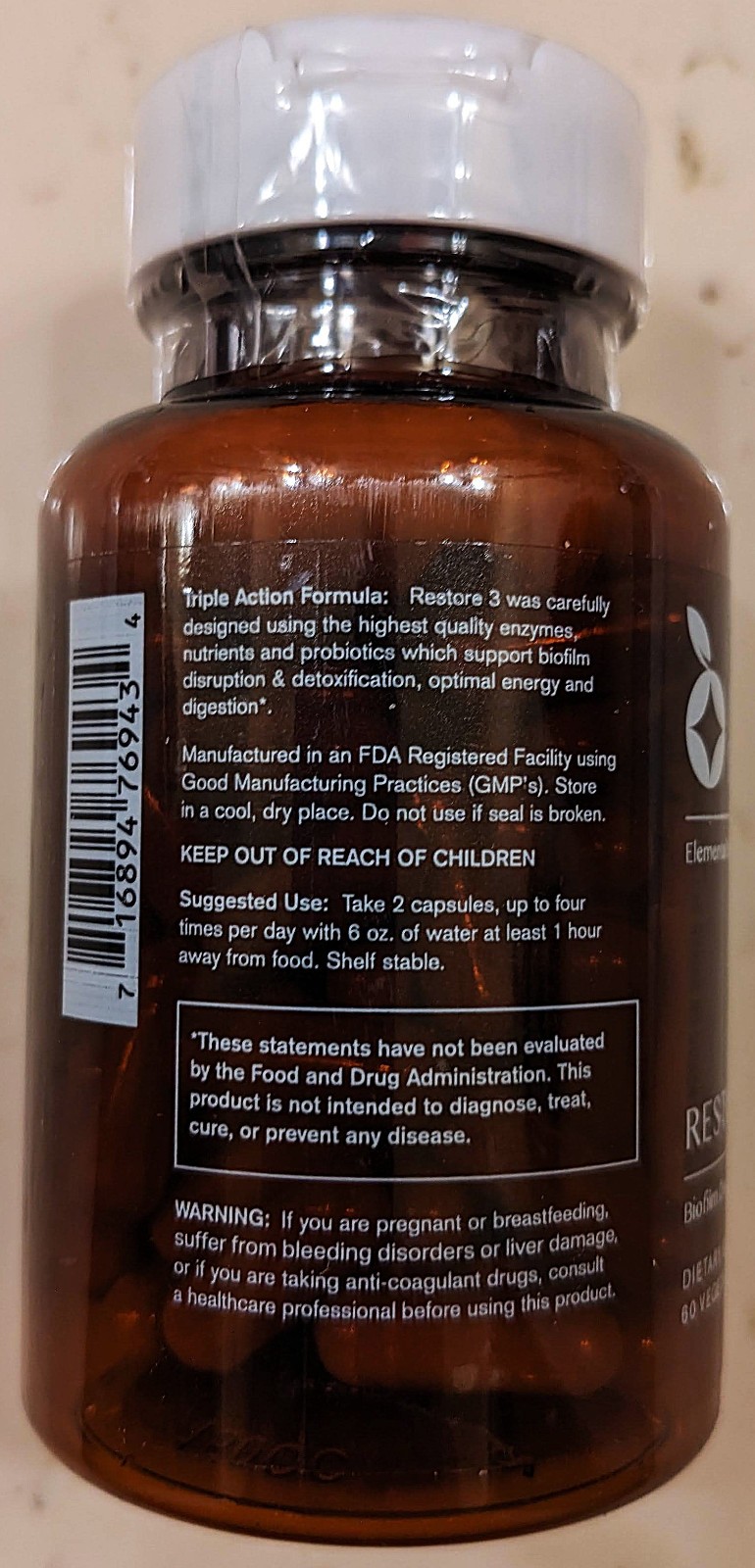 Native Formulas – Restore 3 (four pack )