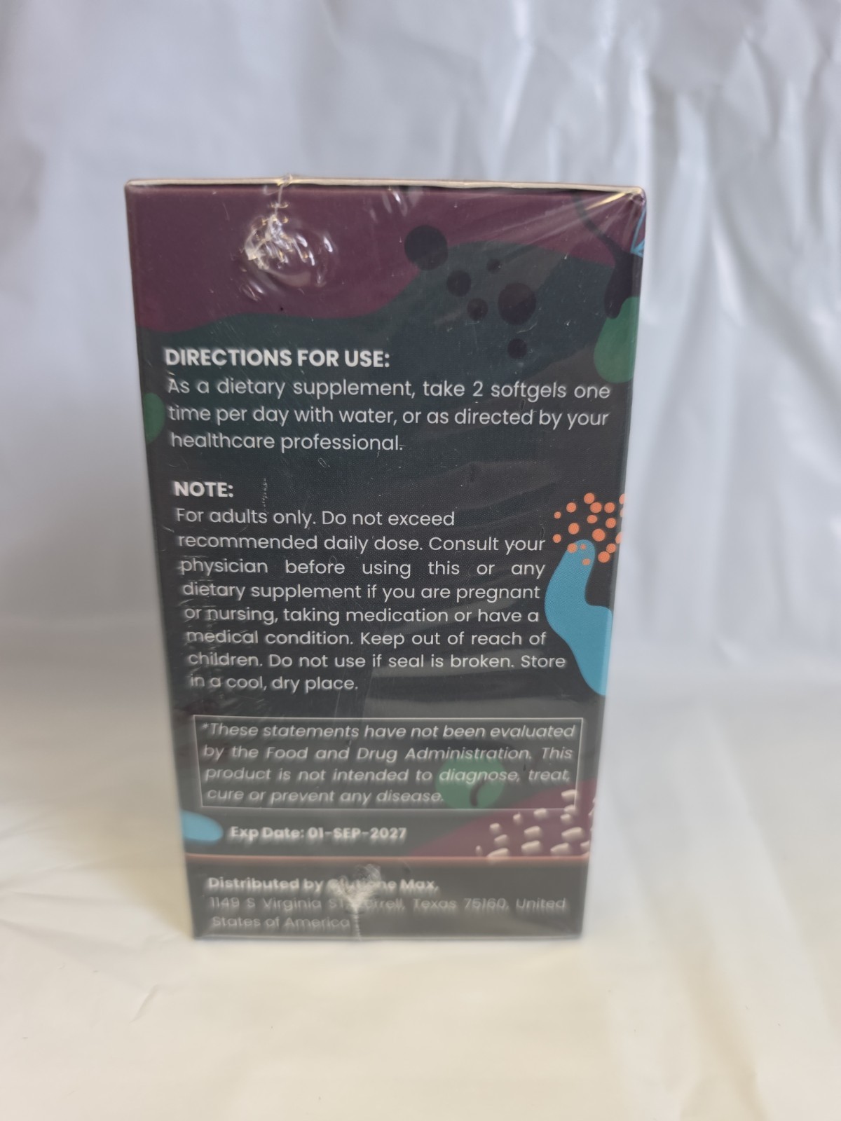 2400MG Liposomal Glutathione Max Absorption Glutathione Supplement 60 gel caps