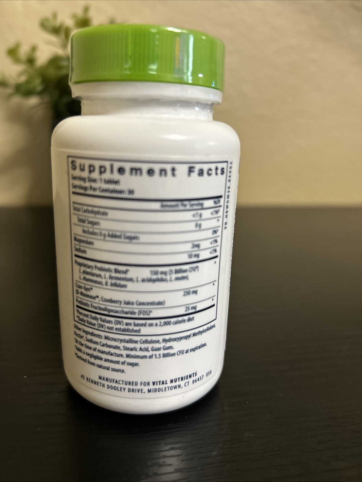 Vital Nutrients Hyperbiotics Pro-Women Probiotic 30 Vegan Tablets