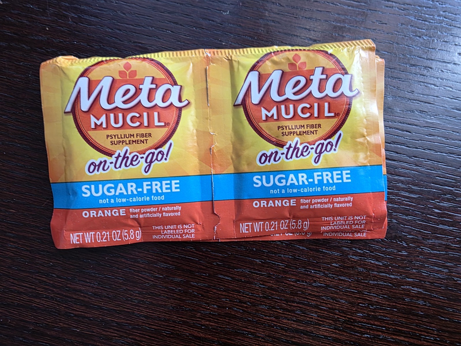 Metamucil 4-in-1 Psyllium Fiber Sugar-Free Single Serve Packets 30 Count