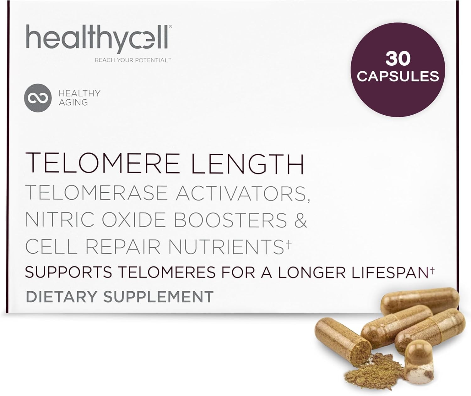 Healthycell Telomere Length Supplement – Anti-Aging Telomere Lengthening Supplem