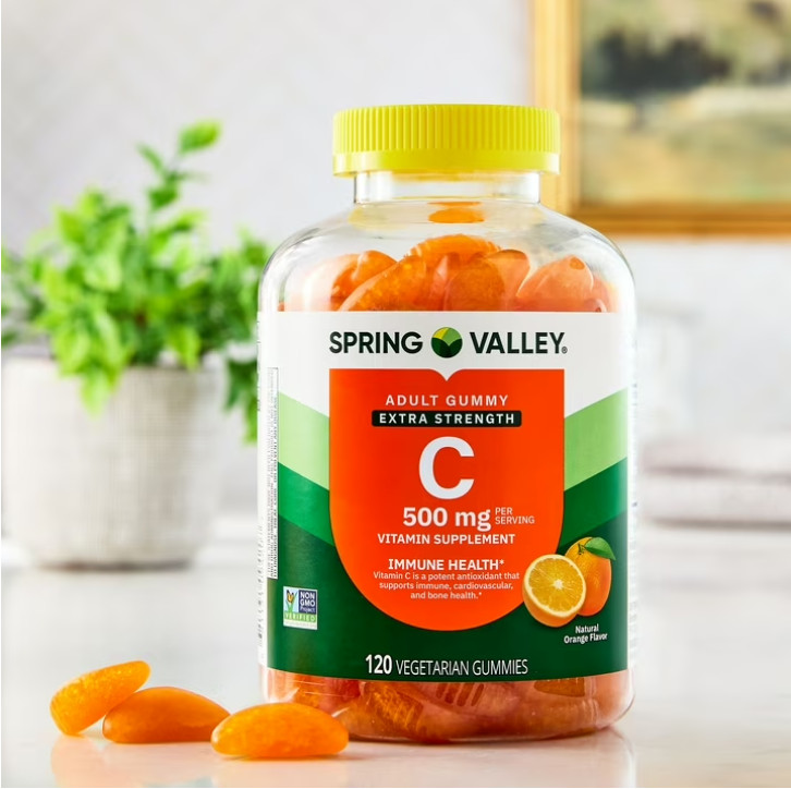 ( 2 pack ) Extra Strength Vitamin C, 500 Mg Vegetarian Gummies, 120 Count NE