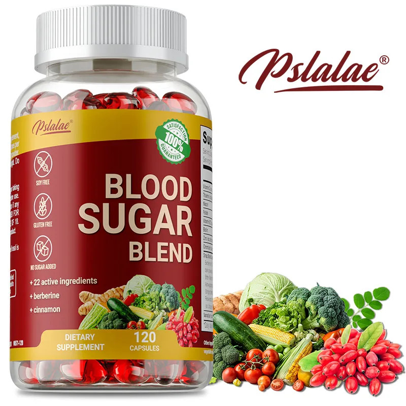 Blood Sugar Blend 120pcs – Balance Blood Sugar, Metabolism, Lower Cholesterol
