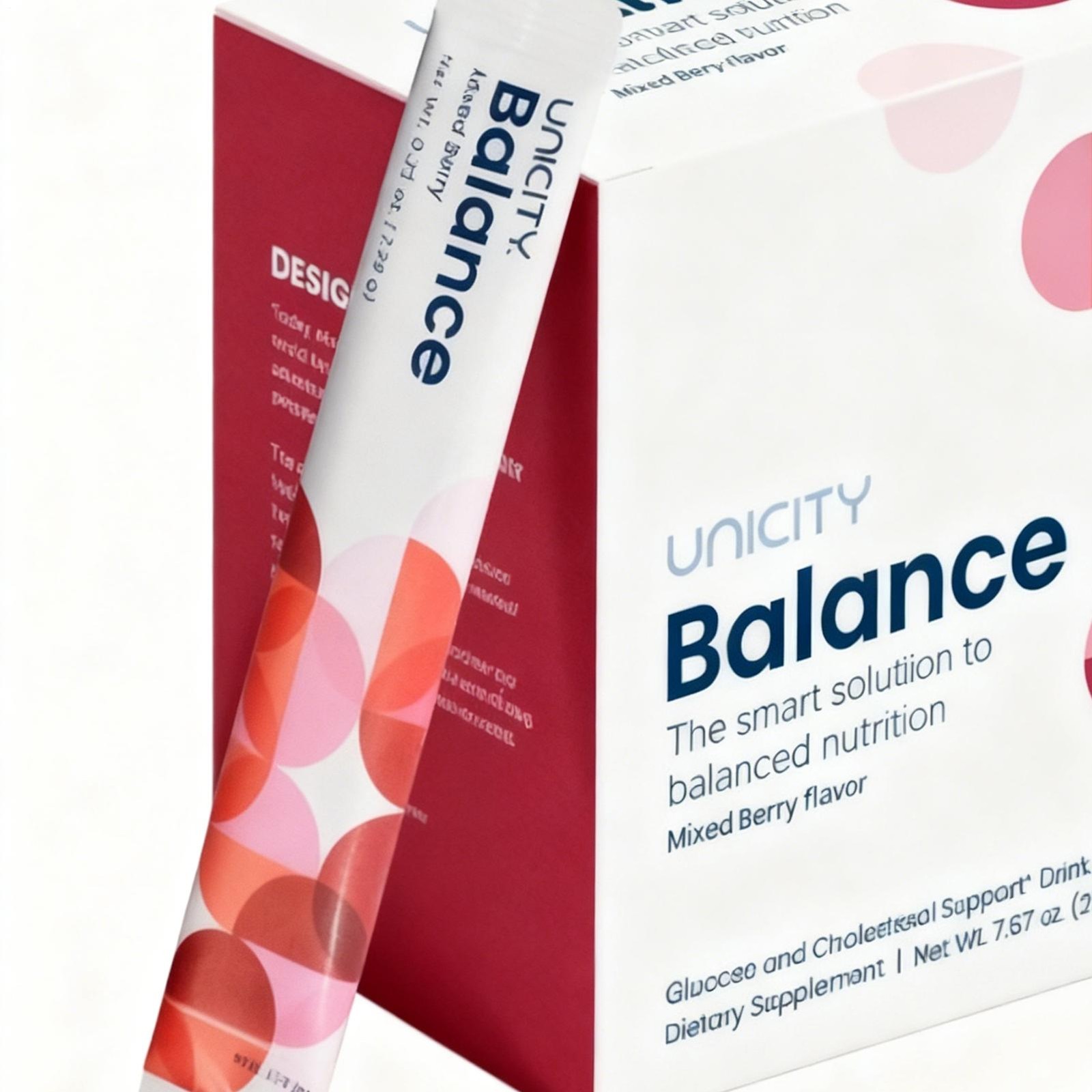 Unicity Balance NATURAL Mixed Berry/Orange, 30 Stick Packs