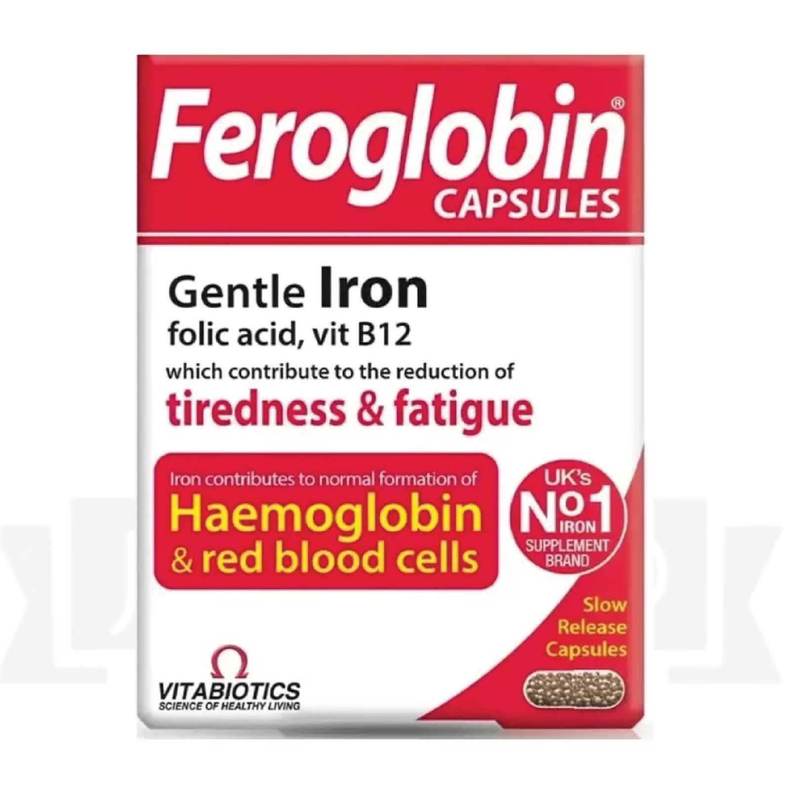 VITABIOTICS Feroglobin Vitamin and Mineral 30 Capsules – pack of 12
