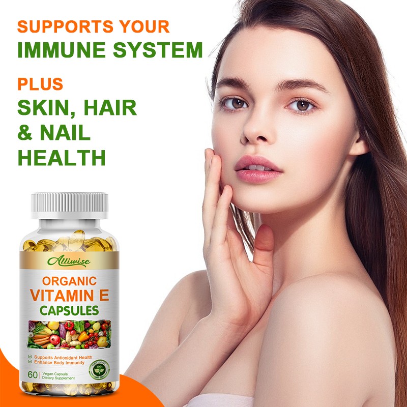 Vitamin E 400IU 120 Softgels – Anti Aging, Antioxidant, Immune Support, Eye Care
