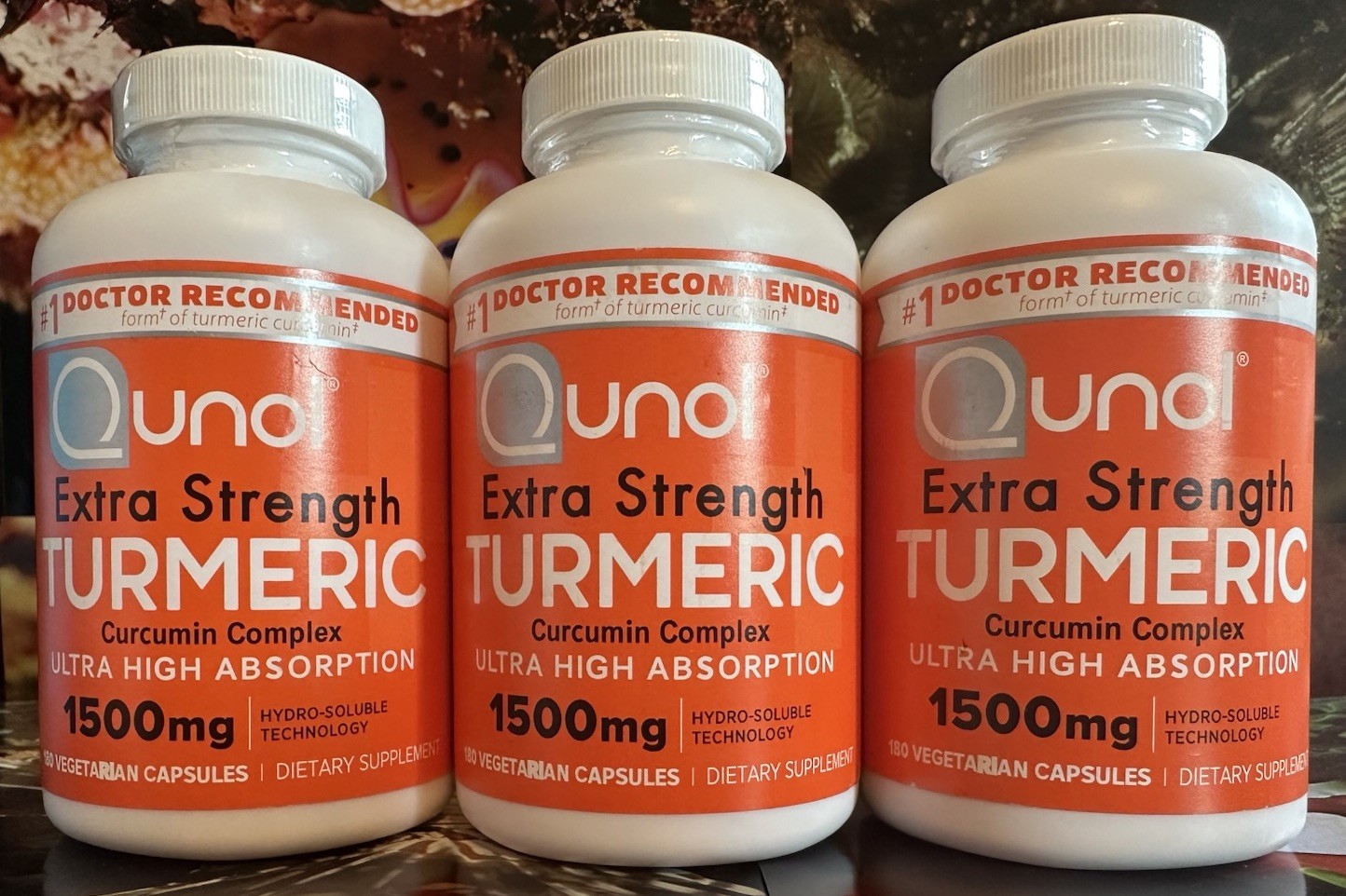 3×180 Qunol Extra Strength Turmeric Curcumin Ultra Absorb Antioxidant 1500mg