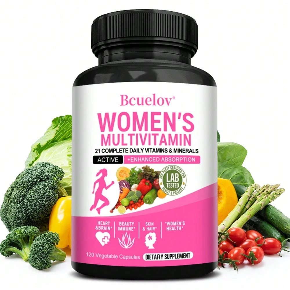 Women’s Daily Multivitamin Capsules 120 Count Adult Dietary Supplement