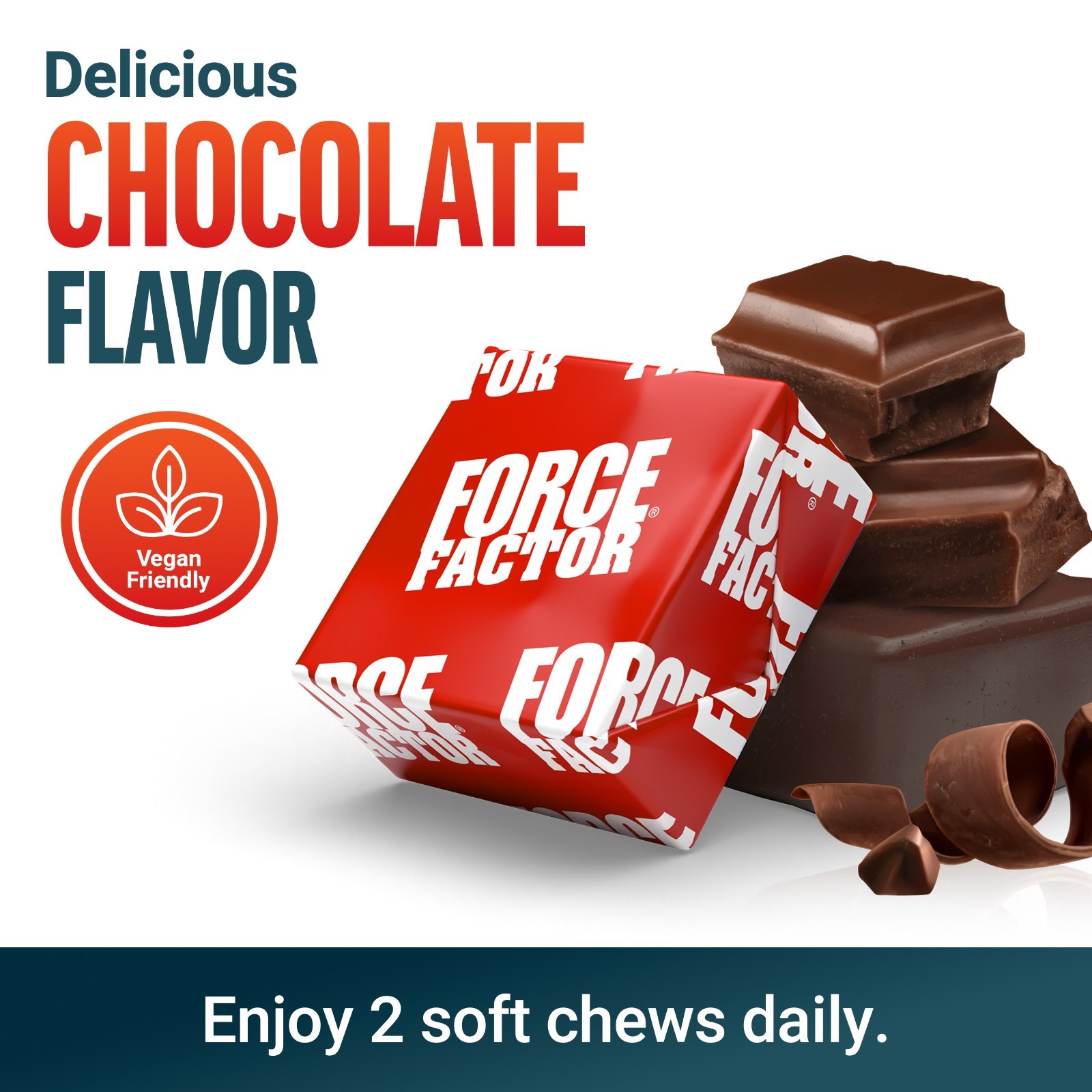 Force Factor Ultra Berberine GlucoVantage 5X Absorption Chocolate 60 Soft Chews
