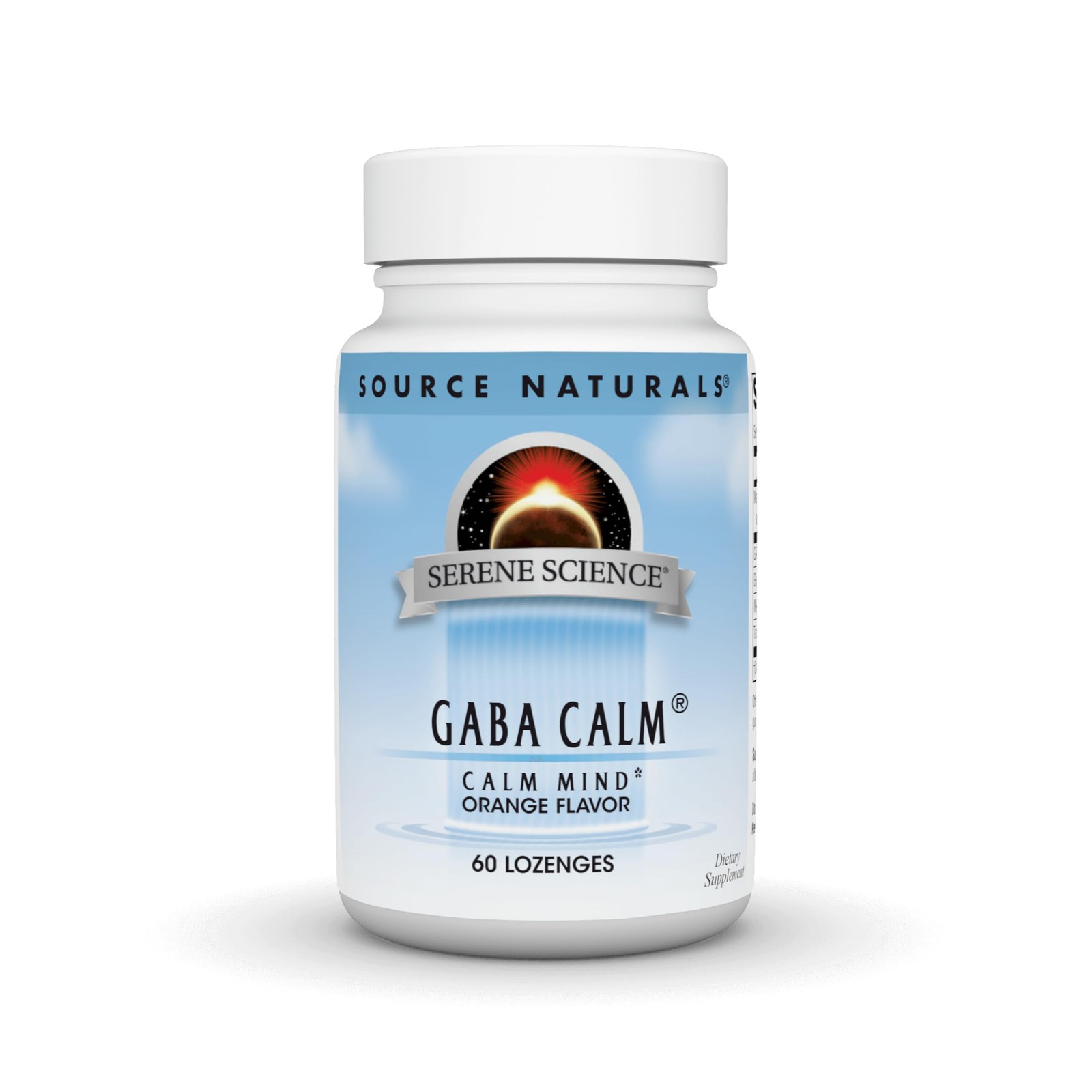 Source Naturals GABA Calm 60 Count Orange Lozenges