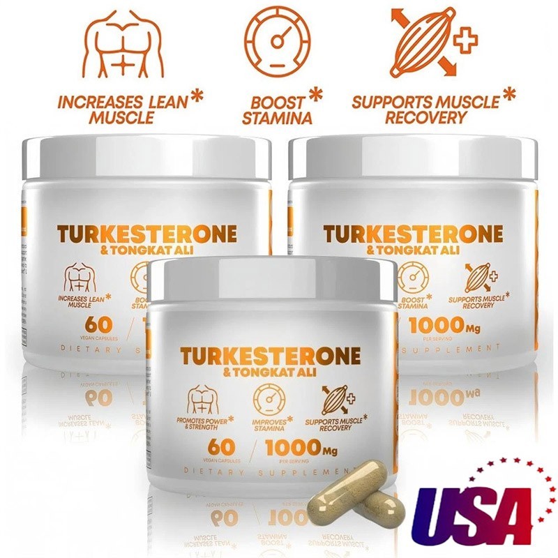 Turkesterone 1-5X 1000 Mg Organic Caps Vitamin Muscle Development & Recovery