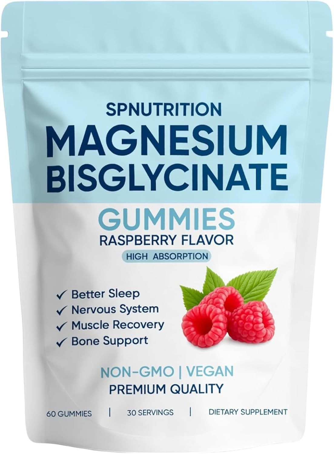 Spnutrition Magnesium Bisglycinate Gummies, with 400Mg Magnesium Bisglycinate