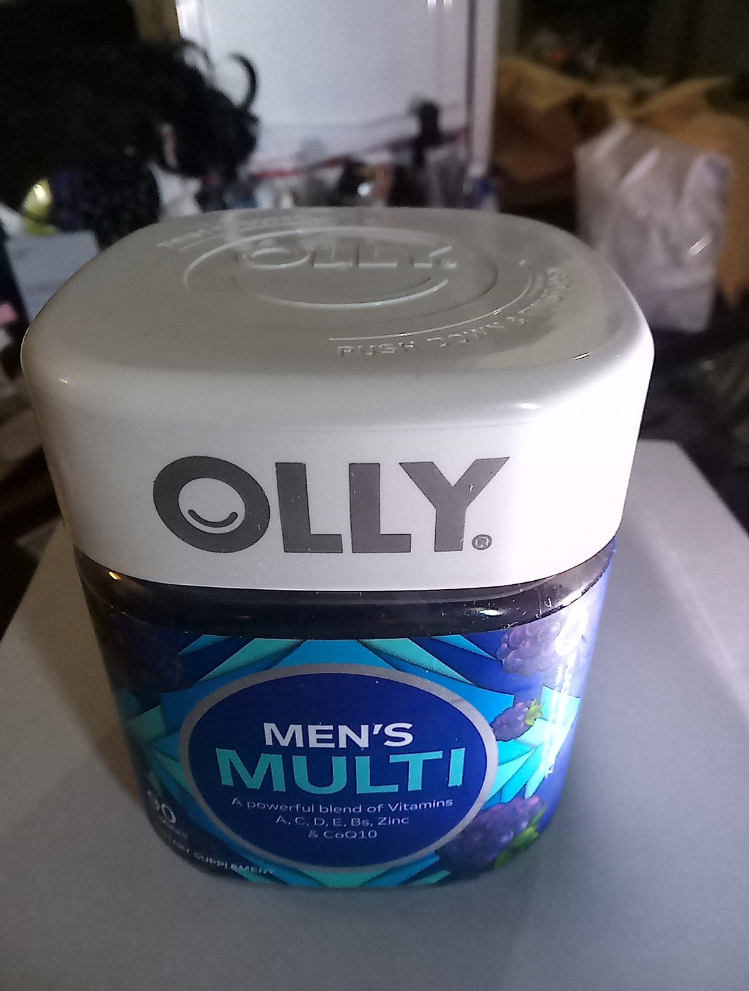 Olly The Perfect Men’s Multi Gummies – Blackberry Blitz 90 Gummies 6/2025