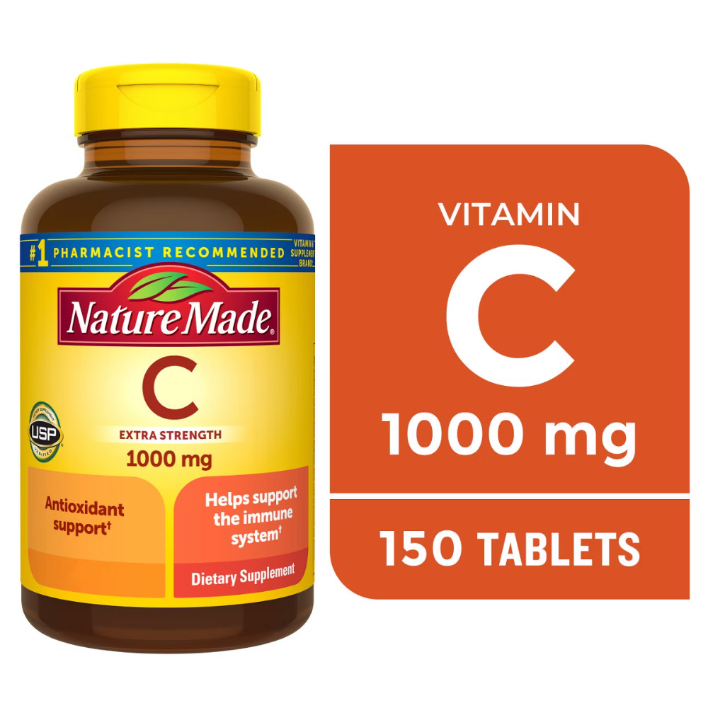 Nature Made Vitamin C 1000mg Immune Support Supplement Tablets