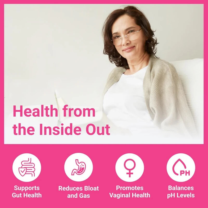 Female Probiotics Containing Prebiotics -50 Billion Colony Units 60 Capsules
