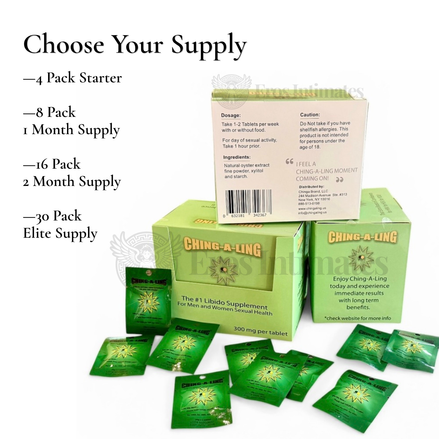 Ching A Ling Libido Booster for Men & Women | Long Lasting High Potency Pills