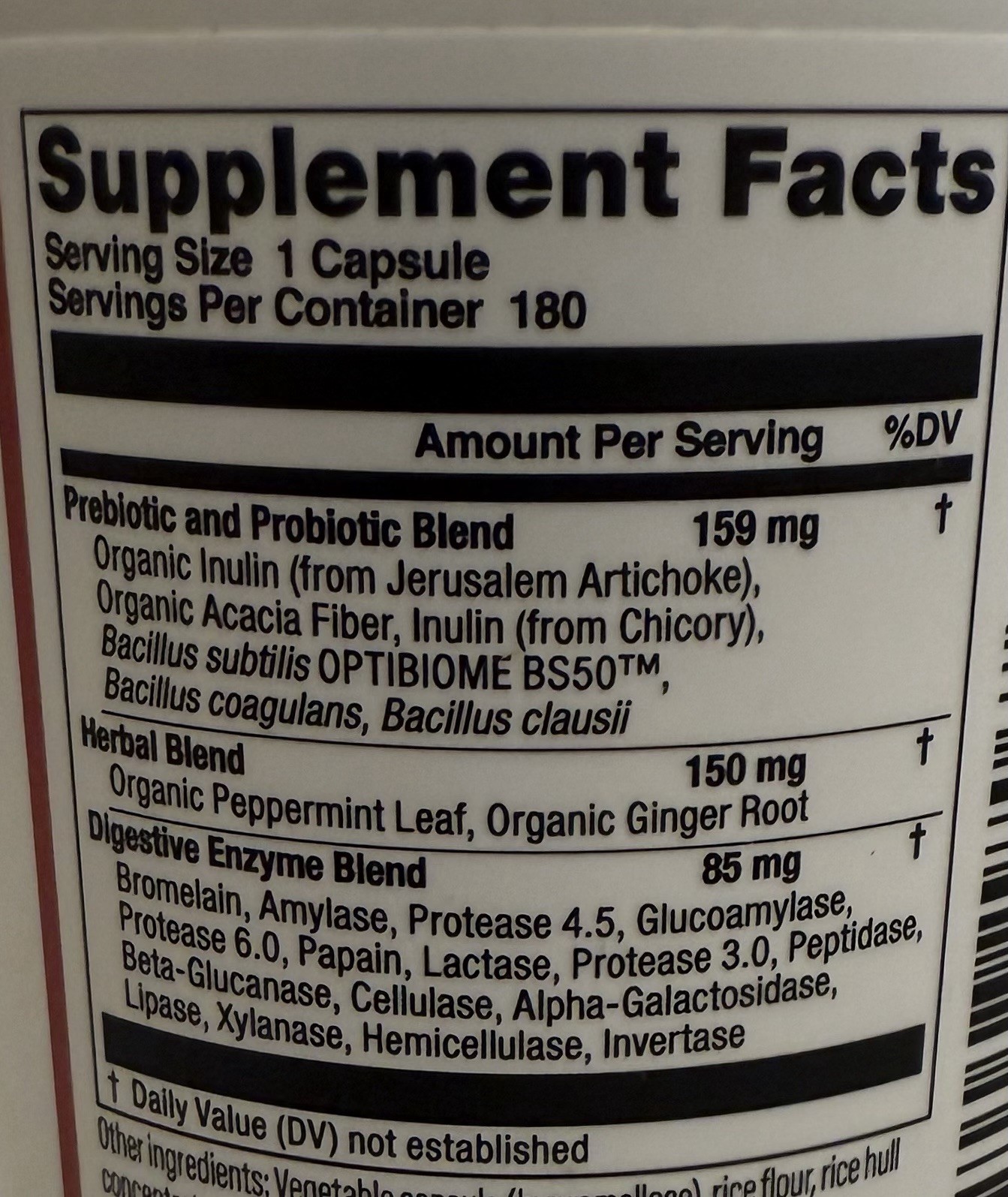 Physician’s CHOICE Digestive Enzymes for Bloating 180 Count – EXP. 05/27+