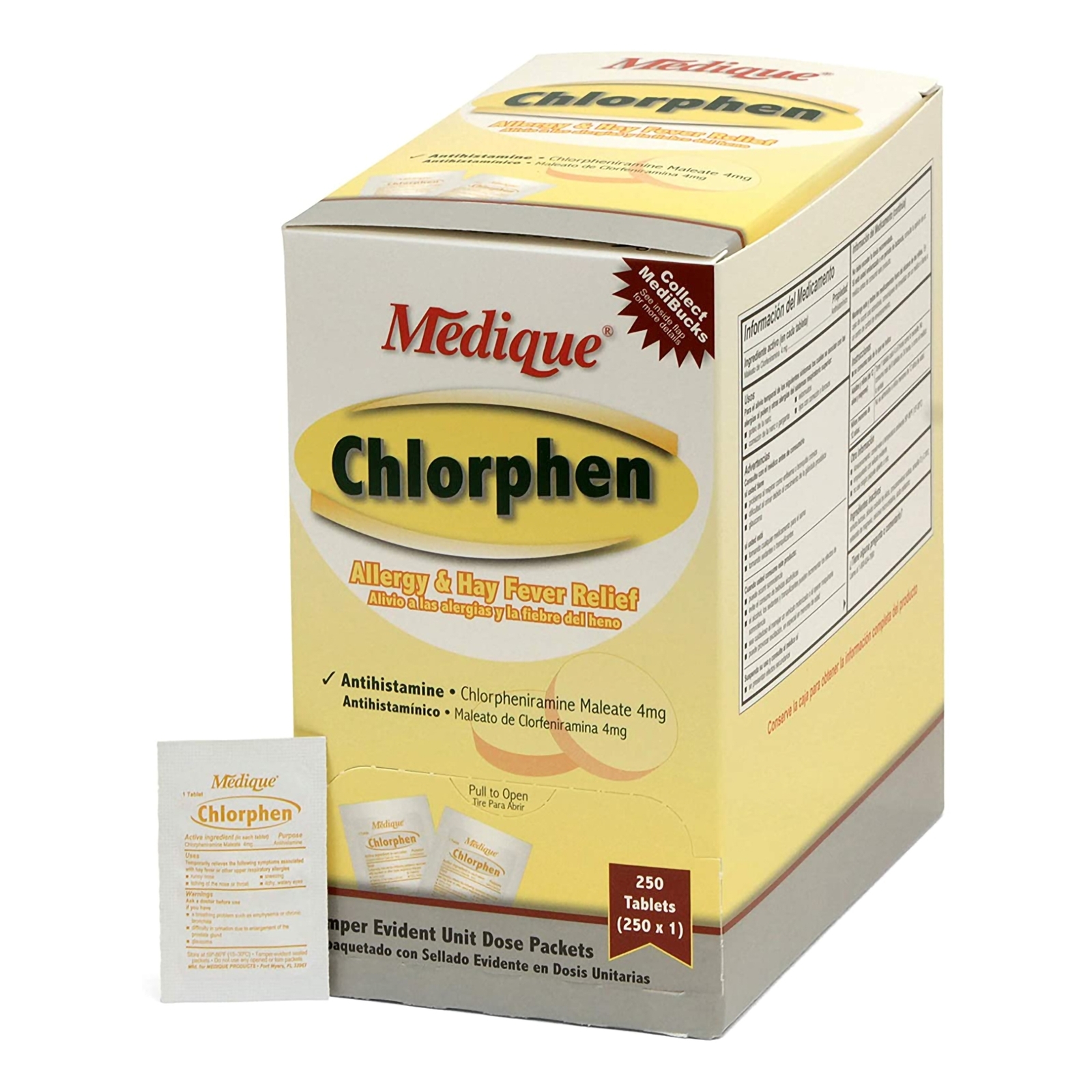 Chlorphen Allergy Relief 4 mg Chlorpheniramine Maleate Tablet 1 per Box