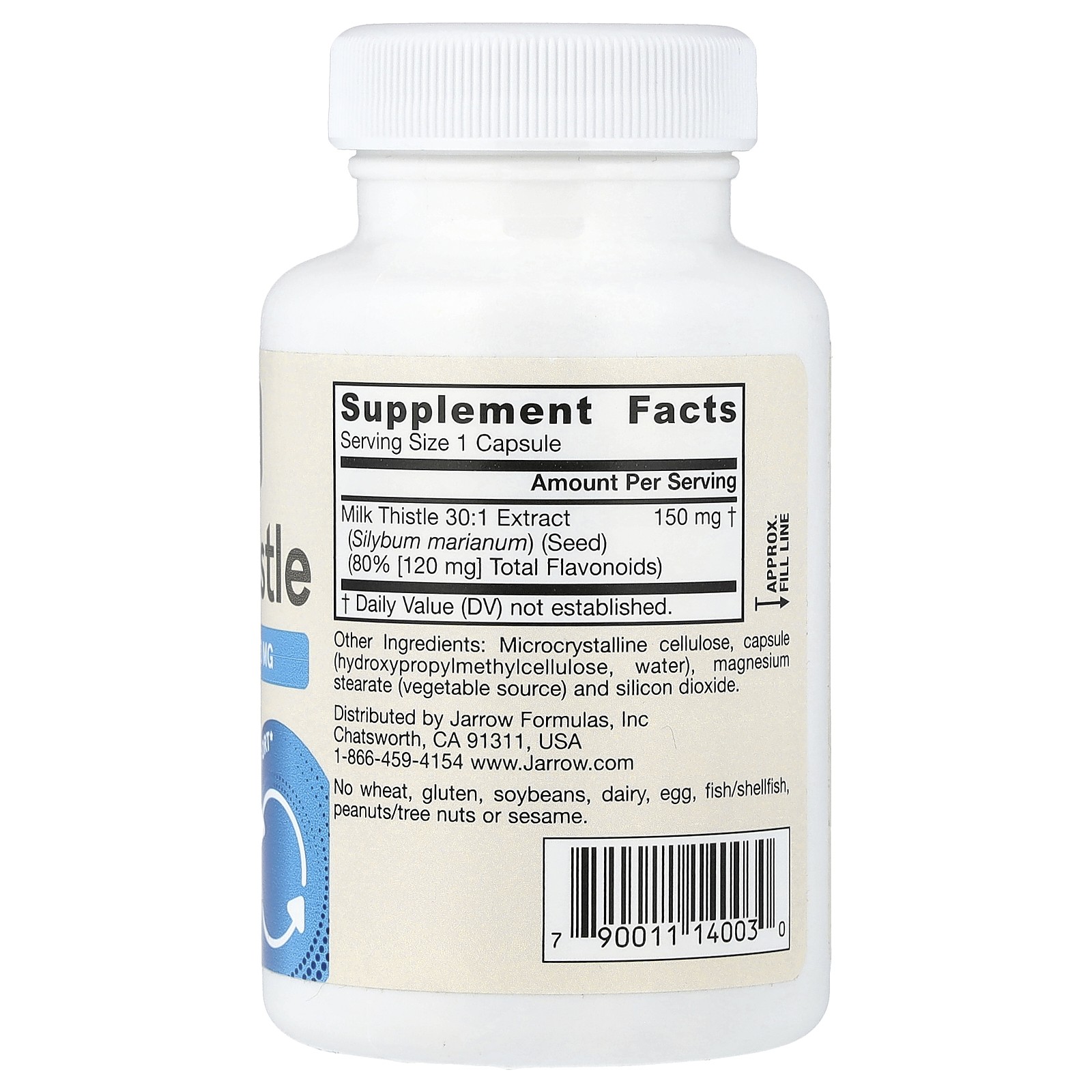 Vegan Milk Thistle, 150 mg, 100 Veggie Capsules