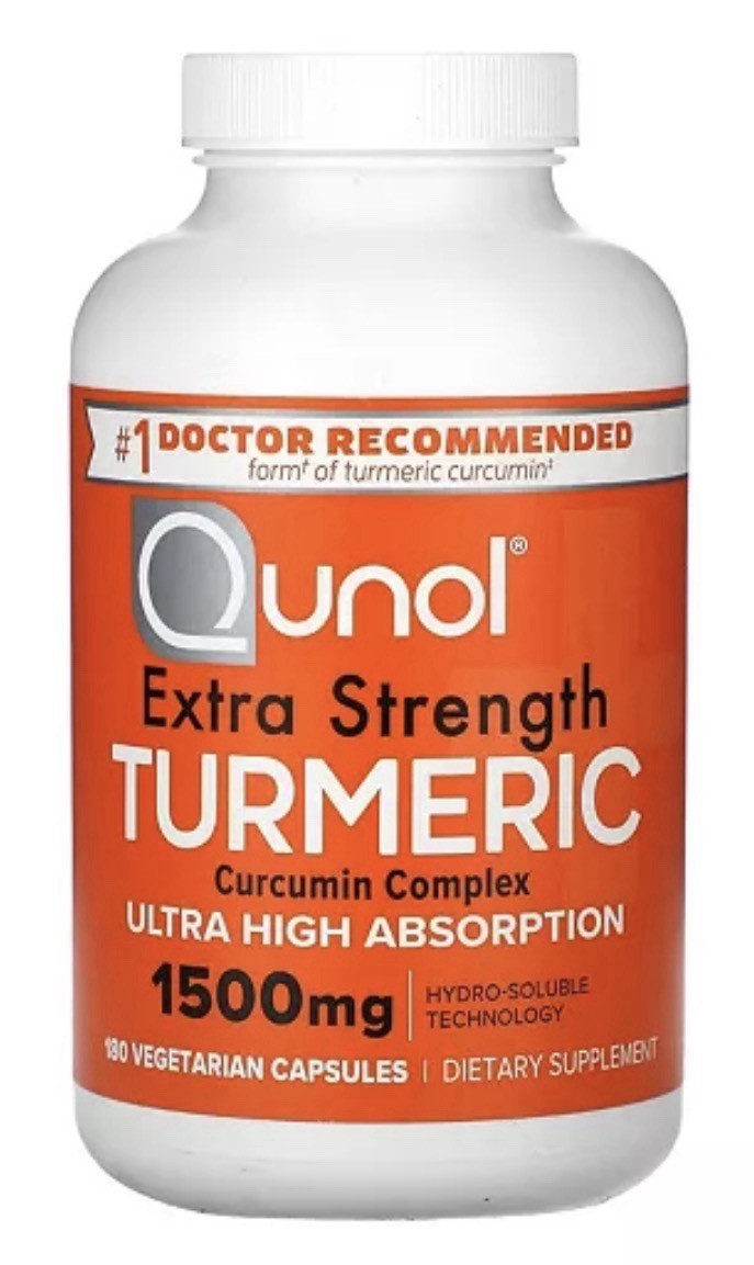 3×180 Qunol Extra Strength Turmeric Curcumin Ultra Absorb Antioxidant 1500mg