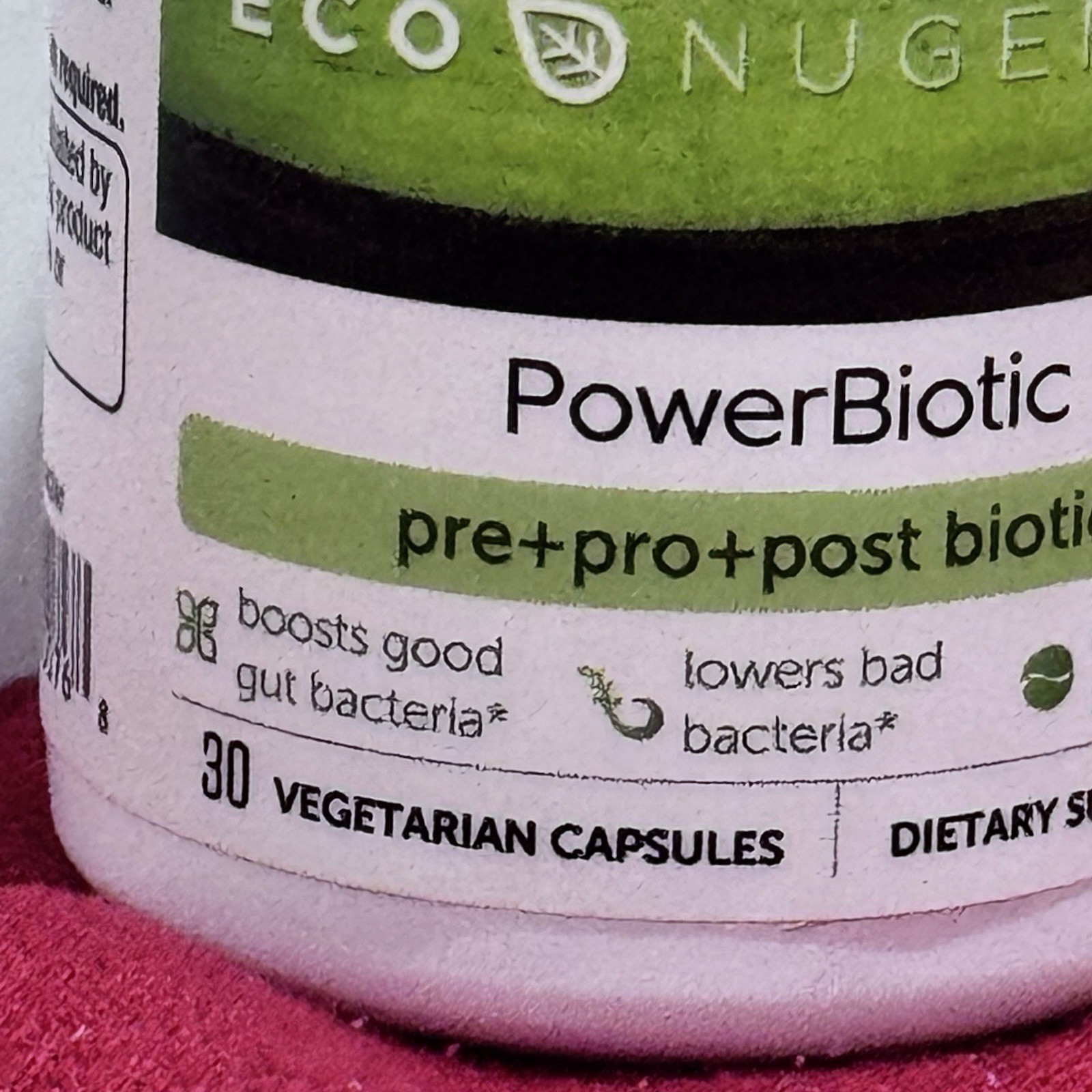EcoNugenics PowerBiotic Prebiotic Probiotic Postbiotic 30 Capsules NEW Exp 4/27
