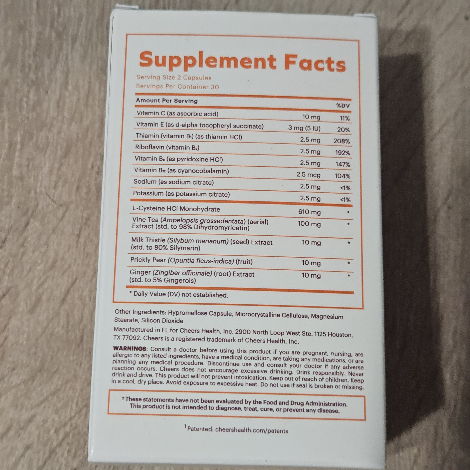 CHEERS DAILY LIVER SUPPORT 60 CAPSULES EXP 07/2027 New