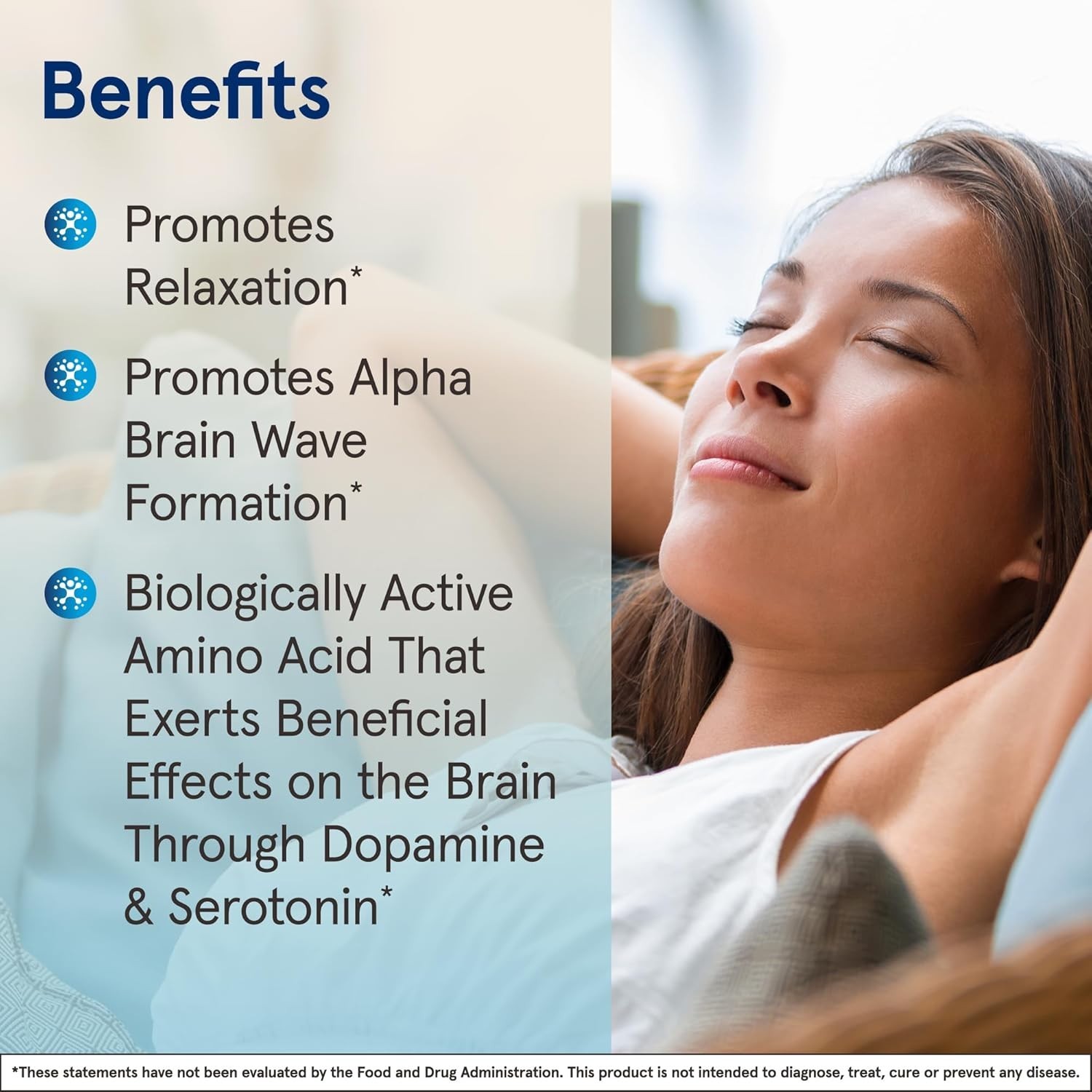 L-Anine 100 mg Dietary Supplement – 60 Capsules for Stress Relief