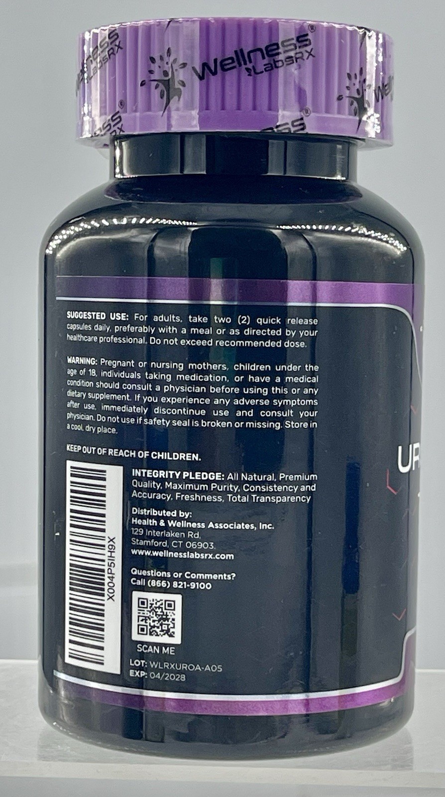 Lot of 2 Wellness LabsRX Urolithin A 1000 Liposomal 240 Caps Exp 04/2028