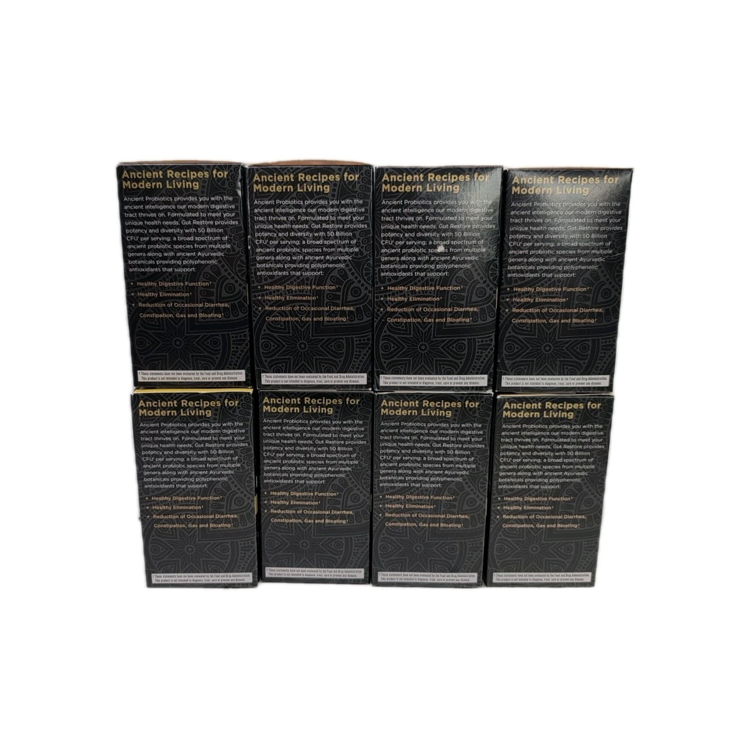 (8) Ancient Nutrition Probiotics Gut Restore Digestive 90 Capsules EXP 02/2026