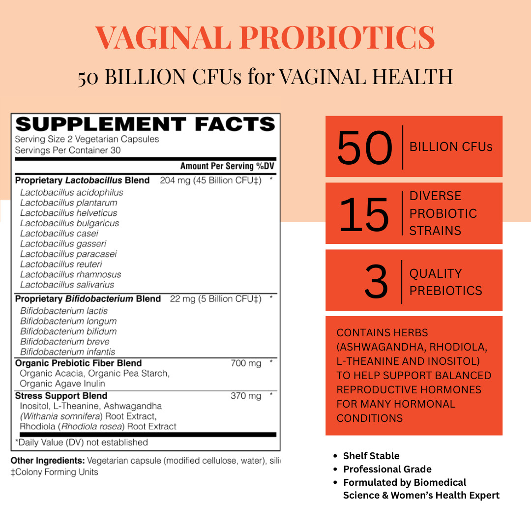 With Harmony Womans Vaginal Probiotics pH Balanced UT, Compare to Radiancy 60 CT