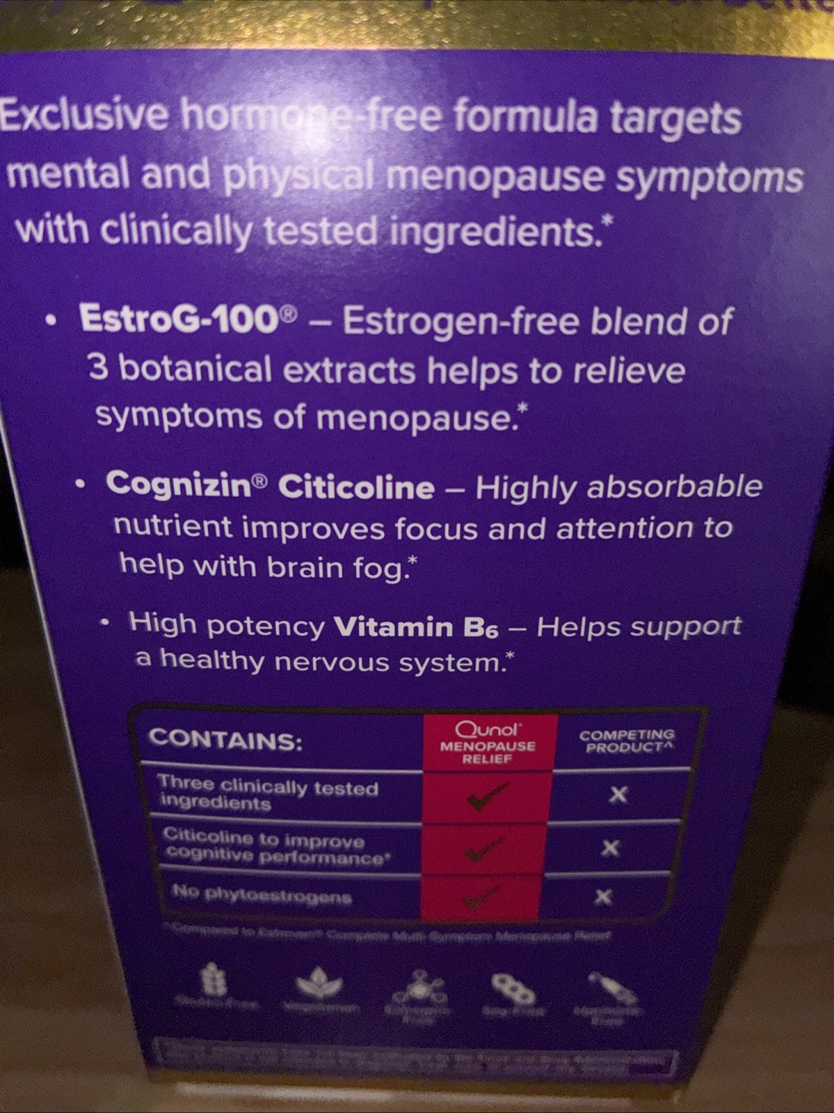 Qunol Menopause Relief Capsules Peri to Post Results in 4 Weeks ~ Hormone Free