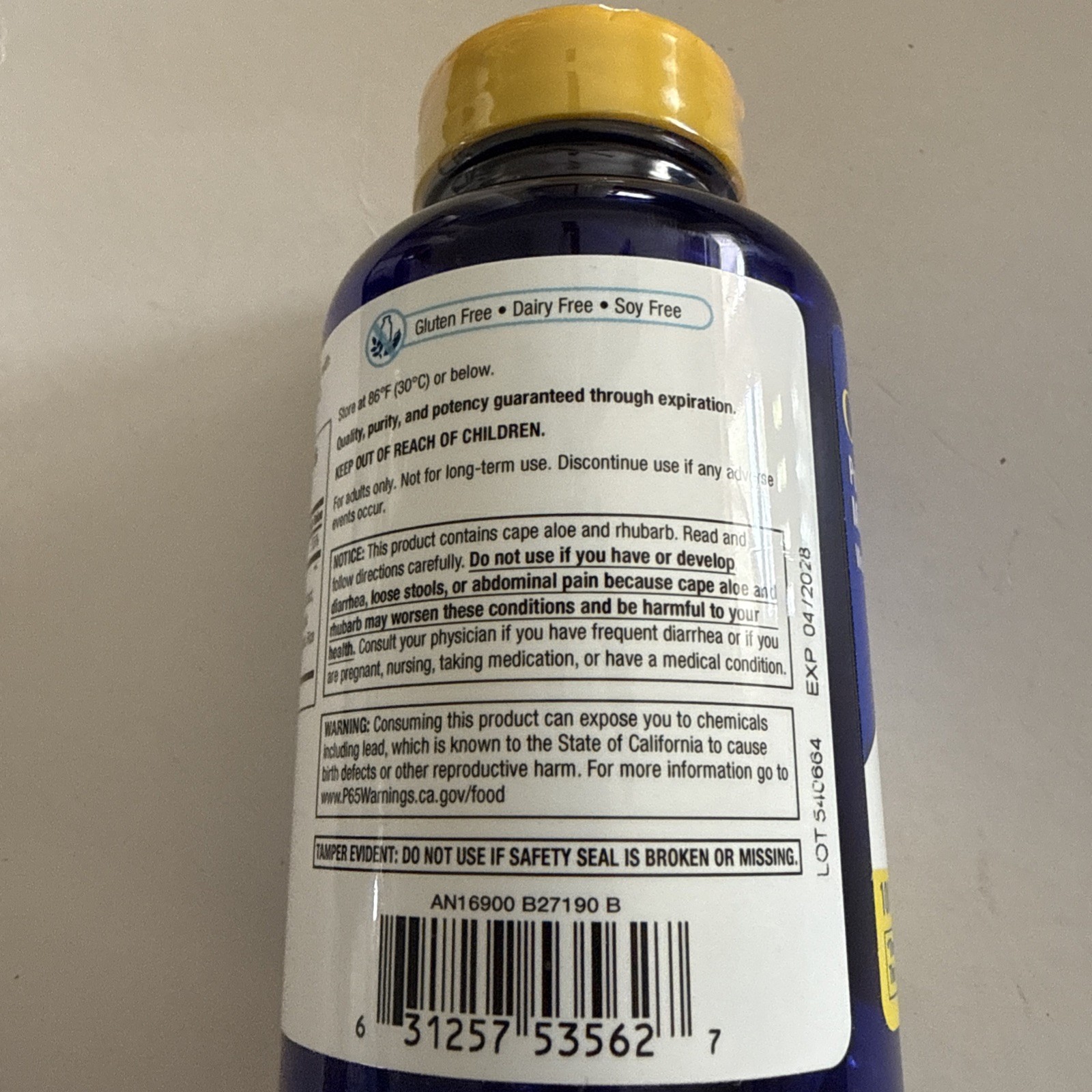 Advanced Naturals ColonMax Herbal Vegan Constipation 100 CAPS EXP: 4/2028