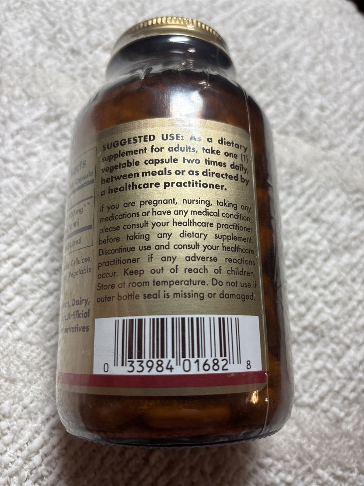 Solgar L-Lysine Vegetable Capsules 500mg 250 Count – Exp 06/2028 – Sealed