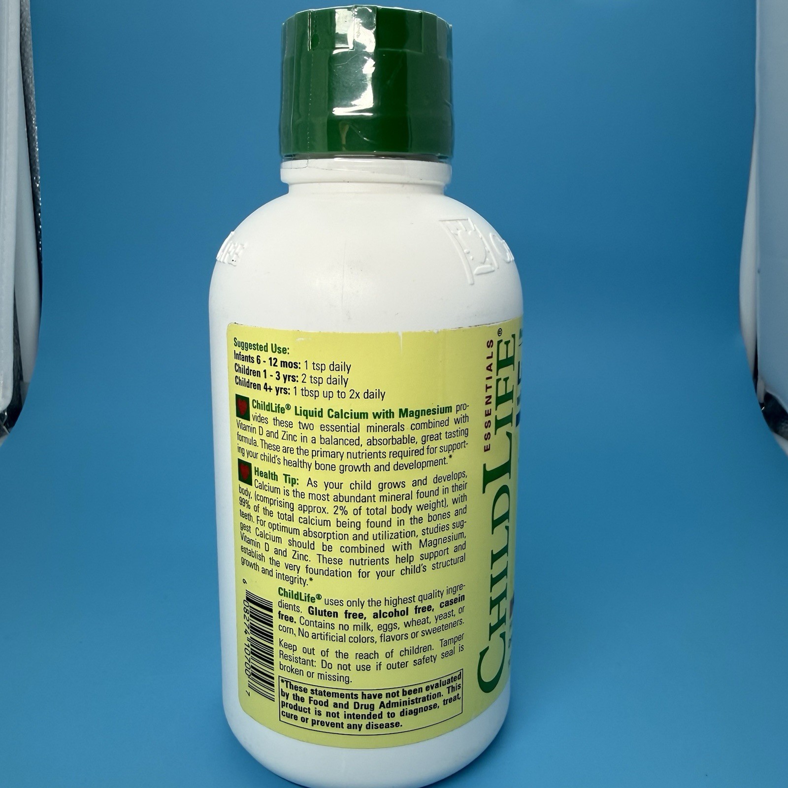 Essentials, Liquid Calcium with Magnesium, Natural Orange, 16 fl oz (473 ml)