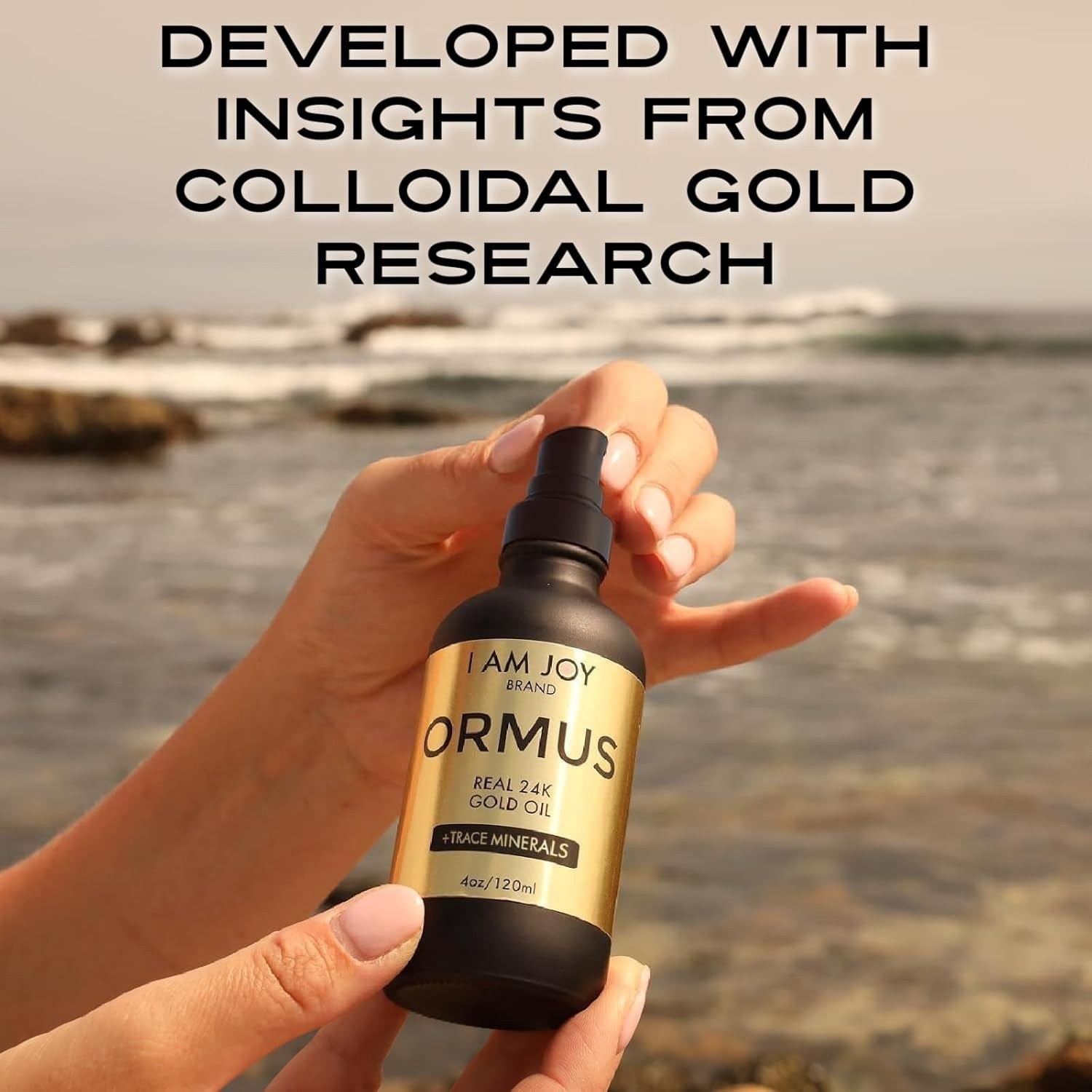 I am Joy Ormus Gold Oil Monoatomic 4oz Decalcify Pineal Gland Repair DNA 120ml